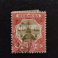 Známka Bermudy, SG37 (Mi. 27)#, 1 d