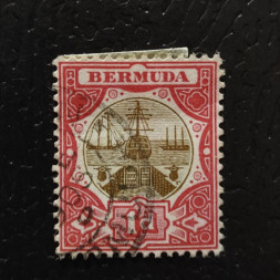 Známka Bermudy, SG37 (Mi. 27)#, 1 d