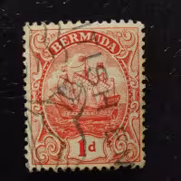 Známka Bermudy, SG46 (Mi. 36a)#, 1 d