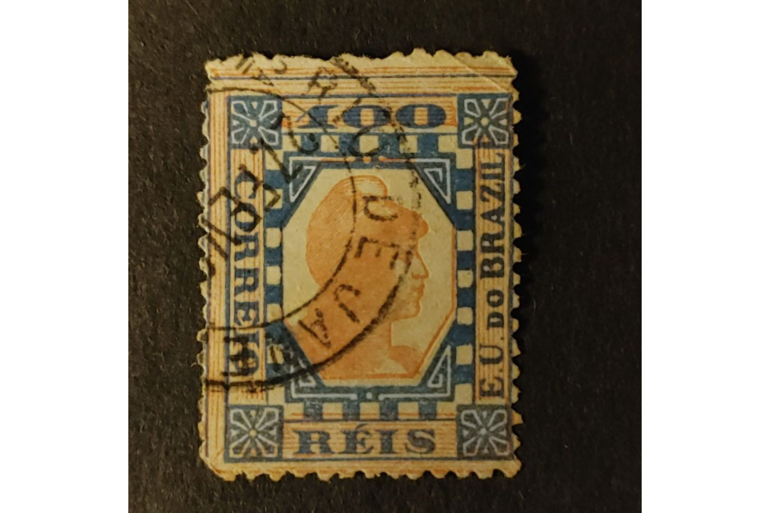 Známka Brazílie, 100 R, Mi.97a# 