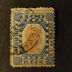 Známka Brazílie, 100 R, Mi.97a# 