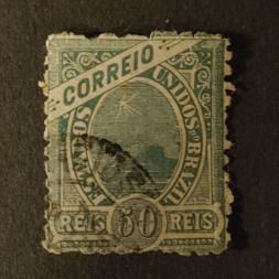 Briefmarke Brasilien, 50 R, Mi.142# 