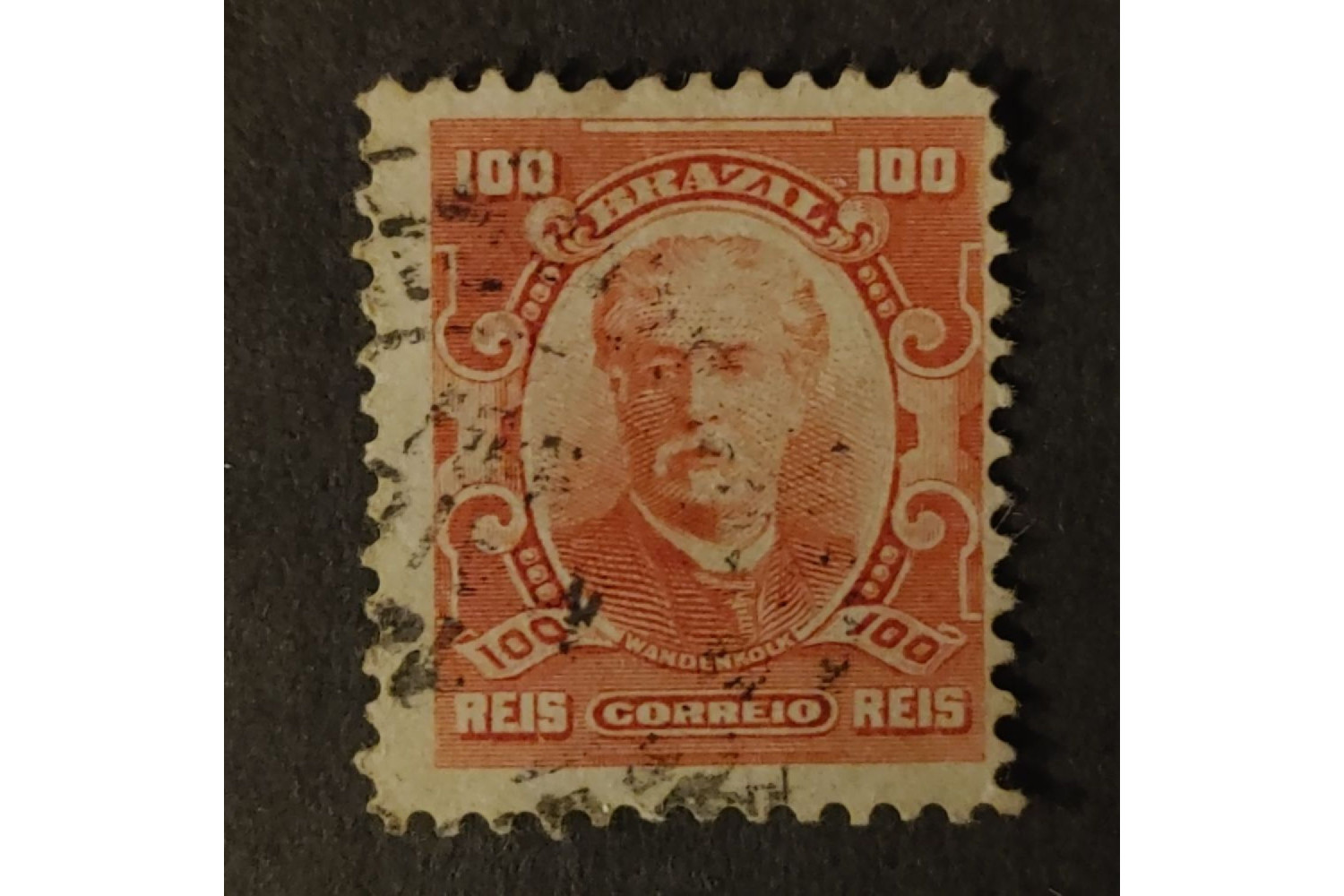 Známka Brazílie, 100 R, Mi.166b# 