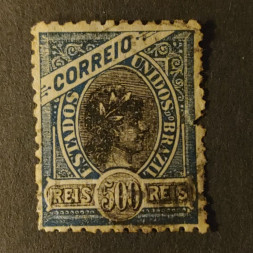 Briefmarke Brasilien, 500 R, Mi.111# 