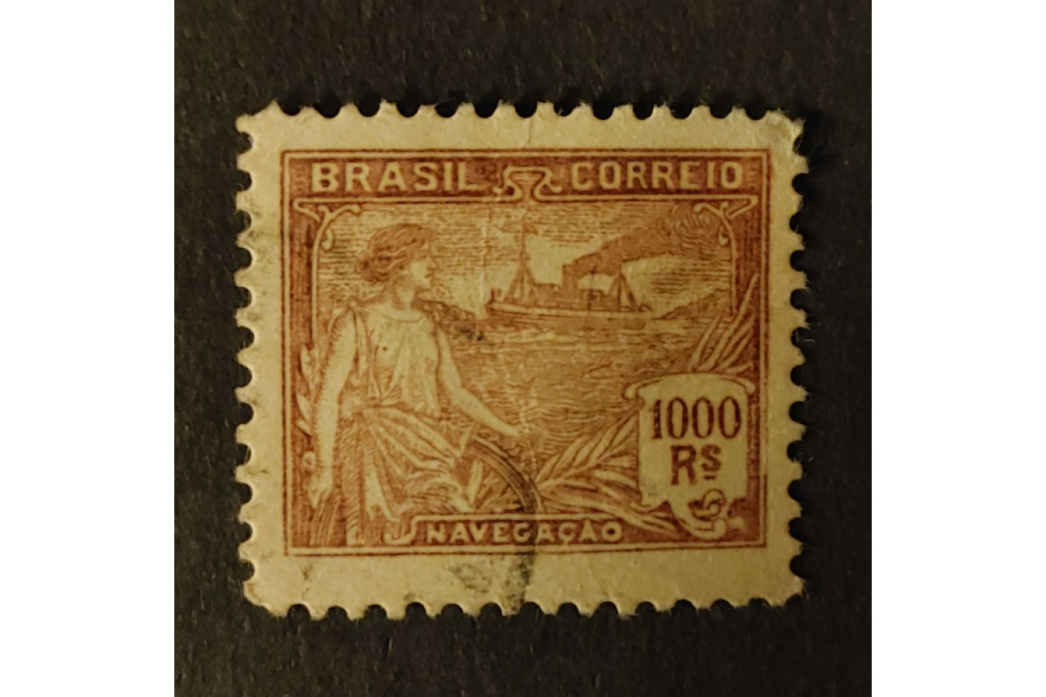 Známka Brazílie, 1000 R, Mi.228a# 