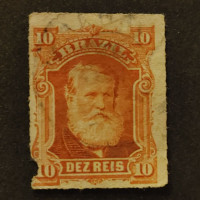 Briefmarke Brasilien, Mi.38 (SG 57)#, 10