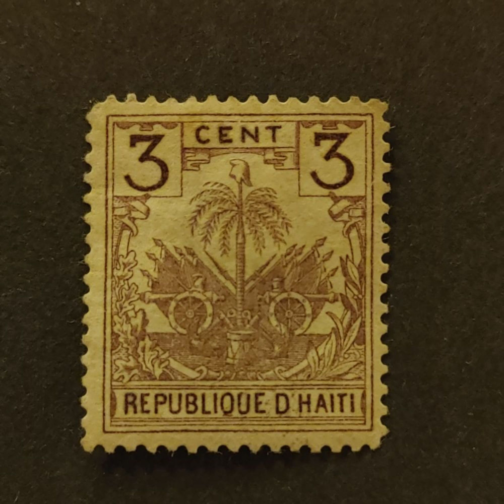 Sello Haití, Mi.30 (SG 37), (*), 3