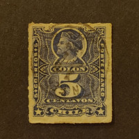Stamp Chile, Mi.34, used# 