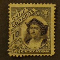 Stamp Chile, Mi.68, used# 