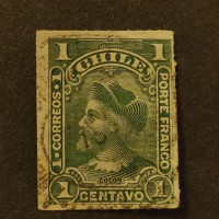 Stamp Chile, Mi.43I, used# 