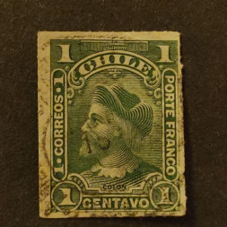 Briefmarke Chile, Mi.43I# 