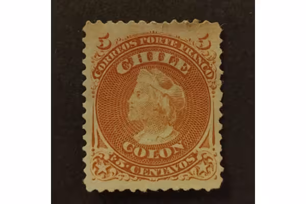 Známka Chile, Mi.10(*) 