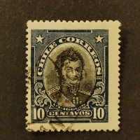 Briefmarke Chile, Mi.122II# 