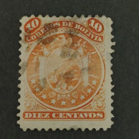 Briefmarke Bolivien, Mi.14# 