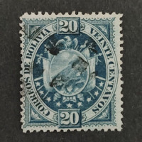 Briefmarke Bolivien, Mi.42II# 