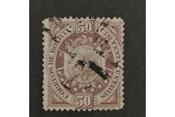 Známka Bolívie, Mi.43II# 