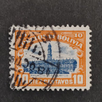 Briefmarke Bolivien, Mi.105I# 