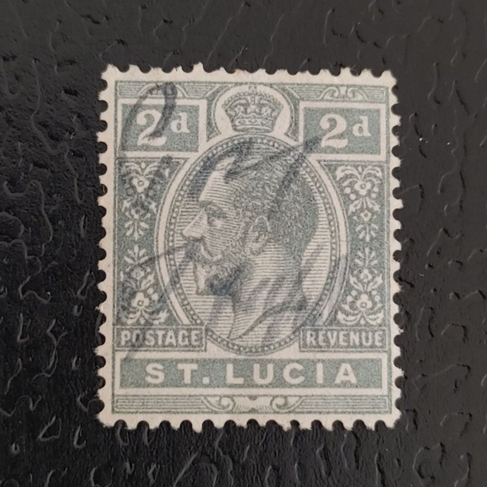 Sello Santa Lucía, SG80 (Mi. 60), Usado #, 2