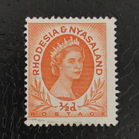 Sello Rodesia y Nyasalandia, SG1 (Mi. 1A), Usado #, 1/2 d