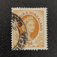 Sello Rodesia y Nyasalandia, SG3a (Mi. 4), Usado #, 2 1/2 d