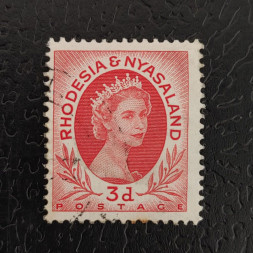 Známka Rhodesie a Nyasaland, SG4 (Mi. 5)#, 3 d