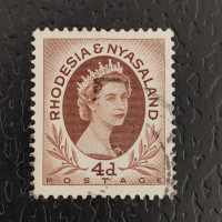 Selo Rodésia e Niassalândia, SG5 (Mi. 6), Usado #, 4 d