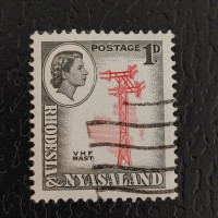 Sello Rodesia y Nyasalandia, SG19 (Mi. 20A), Usado #, 1 d