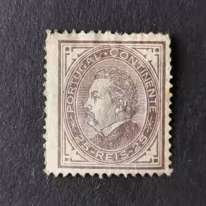 Známka Portugalsko, 25 R, Mi.52B# 