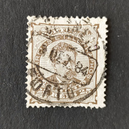 Briefmarke Portugal, 25 R, Mi.56xB# 