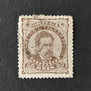 Známka Portugalsko, 25 R, Mi.56xC# 