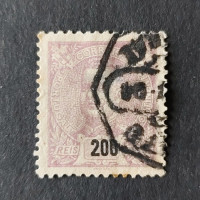 Briefmarke Portugal, 200 R, Mi.135A# 