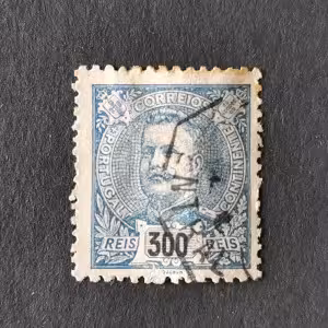 Známka Portugalsko, 300 R, Mi.136A# 