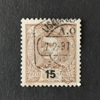 Briefmarke Portugal, 15 R, Mi.127A# 