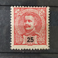 Briefmarke Portugal, 25 R, Mi.147a* 