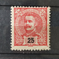 Briefmarke Portugal, 25 R, Mi.147a* 