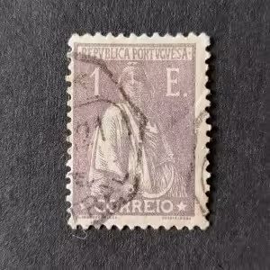 Známka Portugalsko, 1 $, Mi.244C# 