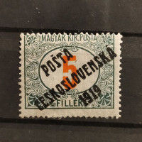 Známka ČSR PČ 1919 , 5f, Pof.133*, I. typ přetisku 