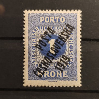 Briefmarke Tschechoslowakie PČ 1919 , 1K, Mi.89* 