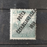 Známka ČSR PČ 1919 , 6f, Pof.104*, IV. typ přetisku 