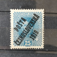 Známka ČSR PČ 1919 , 25h, Pof.40*, podtyp Ia 