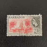 Selo Barbados, Mi.211 (SG 297), Usado #, 6P