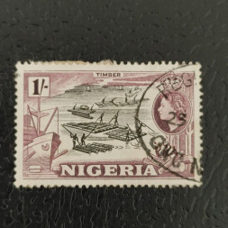 Selo Nigéria, SG76 (Mi. 79), Usado #, 1 s