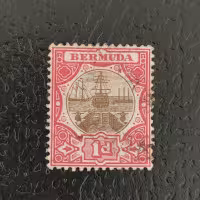 Známka Bermudy, SG37 (Mi. 27)#, 1 d