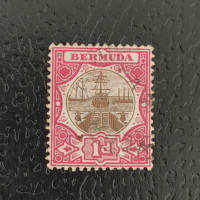 Známka Bermudy, SG37 (Mi. 27)#, 1 d
