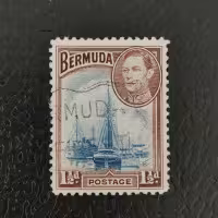 Známka Bermudy, SG111 (Mi. 102b)#, 1 d