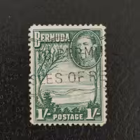Známka Bermudy, SG115 (Mi. 110)#, 1 s
