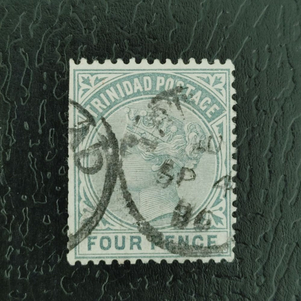 Sello Trinidad, SG110 (Mi. 33), Usado #, 4 d