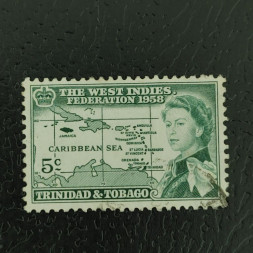 Známka Trinidad a Tobago, Mi.169 (SG 281)#, 1P Známka Trinidad a Tobago, Mi.169 (SG 281)#, 1P