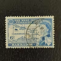 Selo Barbados, Mi.217 (SG 304), Usado #