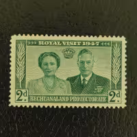 Selo Bechuanalândia, Mi.GB-BE 119 (SG GB-BE 133), MH